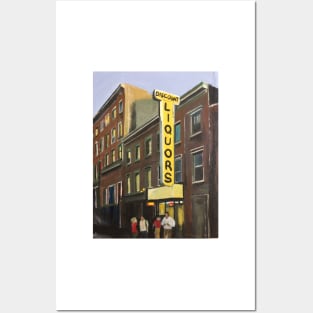 New York, Yellow Sign Posters and Art